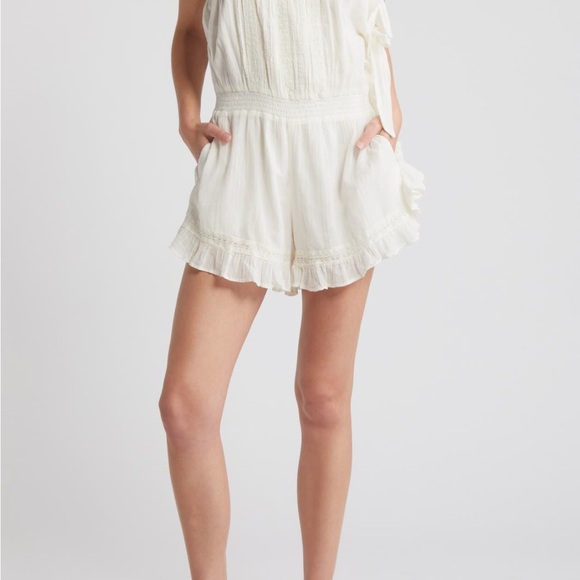 Free People Tuscany Feelin Fancy Romper Strapless - Picture 5 of 6